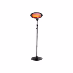 Presentazione: Questa stufa da esterno EDM con supporto - 2000W - 07091, ideale per un riscaldamento esterno sicuro grazie al ...