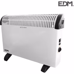 Convettore de aria- modello turbo - potenza: 2000w - termostato regolabile - termofusibile de sicurezza - dimensioni 62,5x14x ...