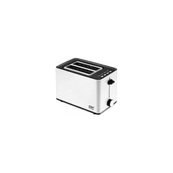 EDM - Tostapane a doppia fessura ' design bianco' 850w 25x16x18,5cm