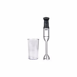 Frullatore a mano. potenza: 1000w. impugnatura ergonomica. 2 livelli di potenza + turbo. lame in acciaio inox. ciotola da 700 ...