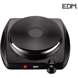 EDM - Fornello elettrico nero 1400w 1 bruciatore ce/a13 25x26x8,5cm