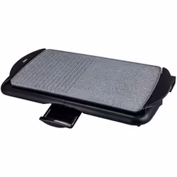 Griglia Plancha con efetto in marmo 2.000w Superficie antiadesiva. Temperatura regolabile. Bac per recuperare il grasso. Mate ...