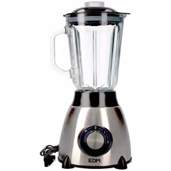 Miscelatore con ciotola di vetro 1,5 l di potenza: 550w 2 speeds+function pusher Lame in acciaio inox. Dimensioni; ø18x40cm ( ...