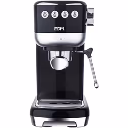 Macchina per espresso da 20 bar edm. serbatoio dell'acqua da 1,3 l. modalità singola e doppia tazza. schiumatore per montare  ...