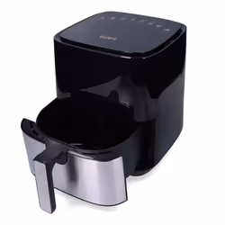 EDM 07790 friggitrice Singolo 5 L 1450 W Friggitrice ad aria calda Nero, Acciaio inox - Vista aggiuntiva 4