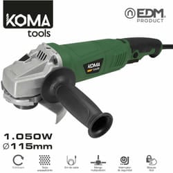 EDM - Smerigliatrice elettrica 1050w ø115mm 22,8x35,5cm koma tools