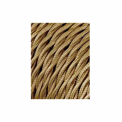 Cavo tessile intrecciato 2x0,75mm c-12 oro seta 5mCavo tessile intrecciato 2x0,75mm c-12 oro seta 5mts . Con garanzia di 3 an ...