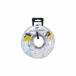 Intreccio tessile parallelo 2x1mm bianco 5mts Intreccio tessile parallelo 2x1mm bianco 5mts EAN: 8425998118858