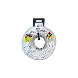 Tessuto intrecciato Parallelo 3x2,5 mm Bianco 5 m