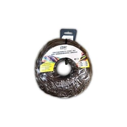 Treccia tessile parallela 3x1mm marrone 5mts