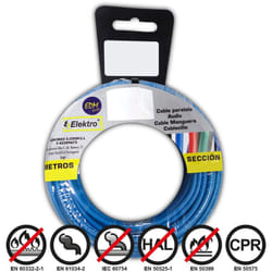 Bobina di cavo flessibile senza alogeni 4mm. blu 50mts