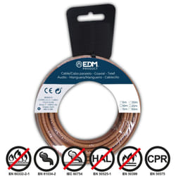 Bobina elettrica 4mm cavo marrone 50mts senza alogeno