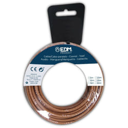 Bobina di filo elettrico cavo marrone da 6 mm 25 metri senza alogeni