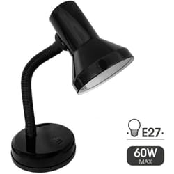 EDM - Lampada da tavolo modello london e27 60w colore nero