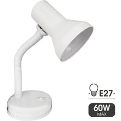 EDM - Lampada da tavolo modello london e27 60w colore bianco