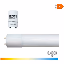 Questo tubo del neon LED di potenza 18W sostituisce i tubi del neon T8 (T8). Ombra leggera: Luz fría 6500K - angolo di illumi ...