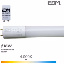 Questo tubo del neon LED di potenza 18W sostituisce i tubi del neon T8 (T8). Ombra leggera: Bianco naturale 4000K - Angolo di ...
