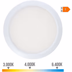 Luminaire à Culot 1 x quadrato Marco blanco Downlight LED con un flusso luminoso lm. Dimensioni: finitura Marco Blanco. Dimen ...