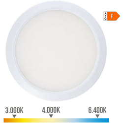 EDM - Downlight led rettangolare Marco blanco - Luz cálida - neutra - fría
