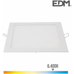 Downlight led 20W quadrato 22cm Bianco - Day White 6400K