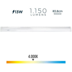 EDM - Striscia led 13W 3,6cm Bianca - Luce diurna 4000K