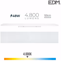Striscia LED 48w 4000k luce diurna 4800lm - quantità di led 560 - non dimmerabile - angolo di apertura 110º - accensione rapi ...