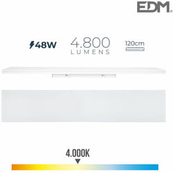 EDM - Striscia led 48w 4000k luce diurna 4800lm 12x120x4,5cm