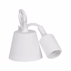 Sospensione in silicone e27 colore bianco Misure: ø4,4x98,4cm (diametro/lunghezza) potenza massima: 60w. Tensione: 220-240v 5 ...