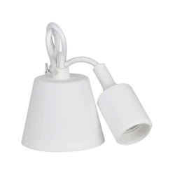 EDM - Lampada a sospensione in silicone e27 60w colore bianco