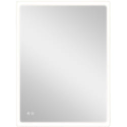 EDM - Specchio rettangolare con led 20w 80x60cm