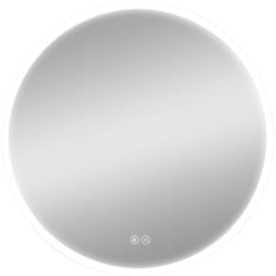 EDM - Specchio de specchio bagno Luce led 20W Forma circolare Ø60 cm
