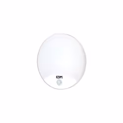 lampada da parete rotonda da esterno a led 15w 1250lm 4000k con sensore. luce diurna. angolo sensore 140º 75 led. distanza ma ...