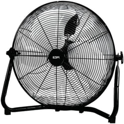 EDM - Ventilatore da pavimento nero 130w ø helices 50 cm