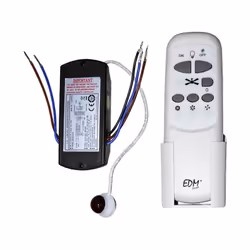 Kit di telecomando universale per ventilatore a soffitto (include ricevitore per ventilatore + telecomando con funzione di ac ...