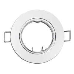 Anello alogeno metallico. oscillante. colore bianco. ø8.4cm ed