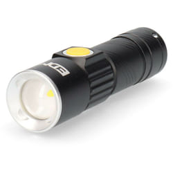 Mini torcia con zoom 1 led 120lm 7500k usb ricaricabile. ed