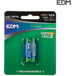 EDM - Batteria ricaricabile lr3 aaa 950mah (blister 2 batterie)