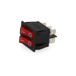 EDM - Doppio interruttore luminoso da incasso 16a