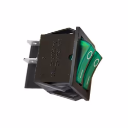 Interruttore doppio 15a 250v ex 25,8x31,15mm incassato: 27,6x22,2x30,15 mm. . . Indice di protezione IP : IP20 Colore : Verde ...