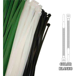EDM - Fascetta stringitubo in plastica 380x4,8 mm (sacchetto da 100 unità) nylon di alta qualità nylon di alta qualità