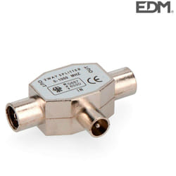EDM - Connettore metallico retrattile extra impermeabile 1 maschio + 2 femmine