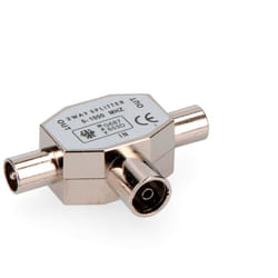EDM - Connettore in metallo retrattile - 1 femmina + 2 maschi - Acciaio inossidabile - 9,5 mm