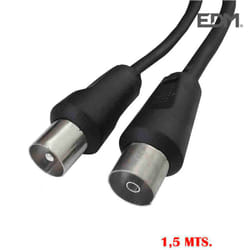 EDM - Cavo prolunga TV-video 9,5mm 1,5m nero