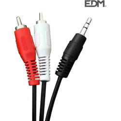 EDM - Cavo audio stereo 2 rca 3.5 1,5m