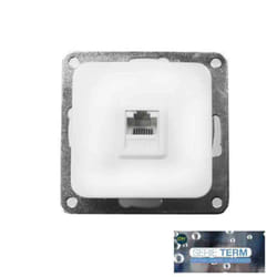 EDM - Prise rj45 cat6 encastrable 'term' (sachet blister)