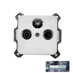 EDM - Prise tv+fm+sat encastrable 'term' (sachet blister)