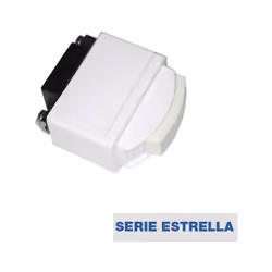 Interruttore 6a 250v "estrella" solera 531 . . . Peso : 0,018Kg Indice di protezione IP : IP20 Colore : Bianco Certificazione ...