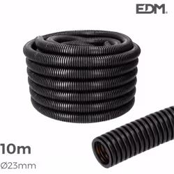 Guaina elettrica wireless con diametro interno 23mm e diametro esterno 32mm. Corona con una lunghezza totale di 10m. Adatto s ...