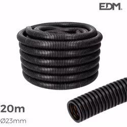 Guaina elettrica wireless con diametro interno 23mm e diametro esterno 32mm. Corona con una lunghezza totale di 20m. Adatto s ...