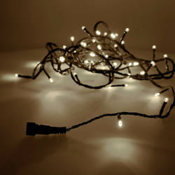 Guirlande easy-connect 4m 60 led bianco caldo (uso int. ext.) ip44 edm totale 1,08w